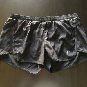 Black Print Old Navy Workout Shorts